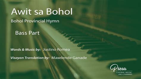 Awit sa Bohol (Bohol) .